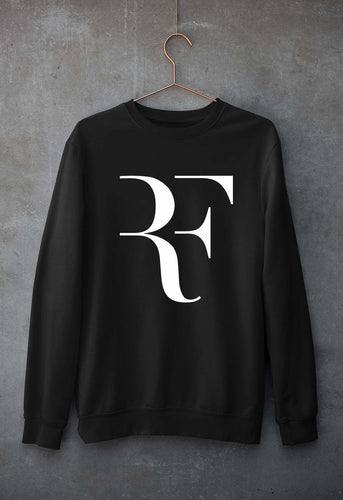 Roger Federer_RF Unisex Sweatshirt for Men/Women-Black-Ektarfa.online
