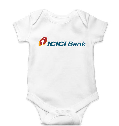 ICICI Bank Kids Romper For Baby Boy/Girl-White-Ektarfa.online