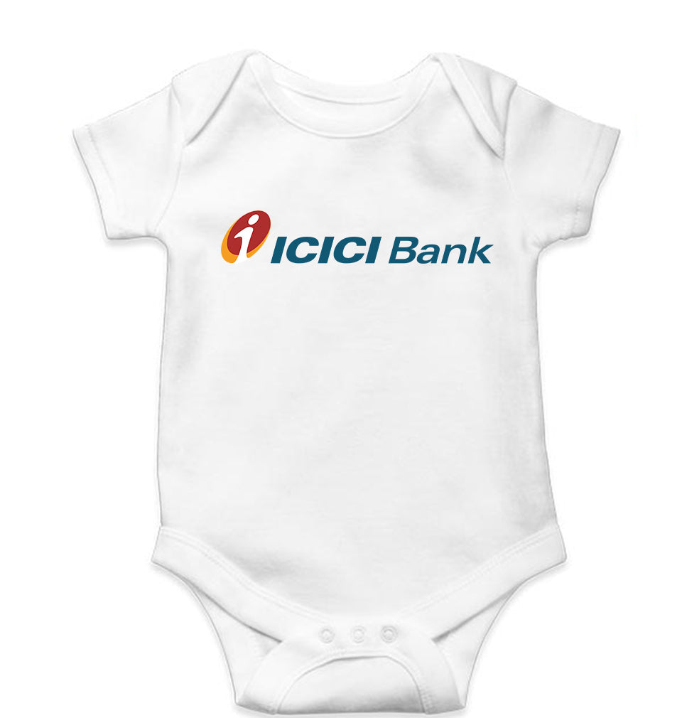 ICICI Bank Kids Romper For Baby Boy/Girl-White-Ektarfa.online