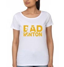 Load image into Gallery viewer, Badminton T-Shirt for Women-White-Ektarfa.online
