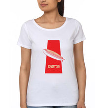 Load image into Gallery viewer, Led Zeppelin T-Shirt for Women-White-Ektarfa.online
