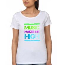 Load image into Gallery viewer, Music T-Shirt for Women-White-Ektarfa.online
