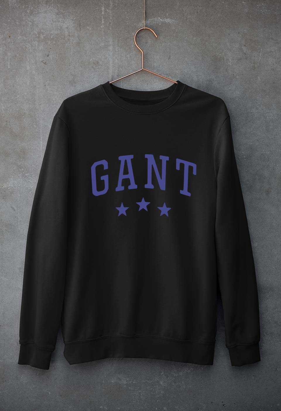 Varsity Gant Unisex Sweatshirt for Men/Women-Black-Ektarfa.online