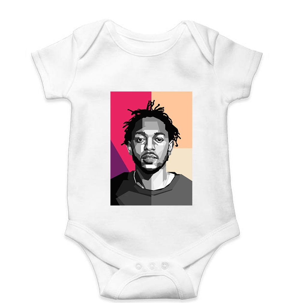 Kendrick Lamar Kids Romper For Baby Boy/Girl-0-5 Months(18 Inches)-White-Ektarfa.online