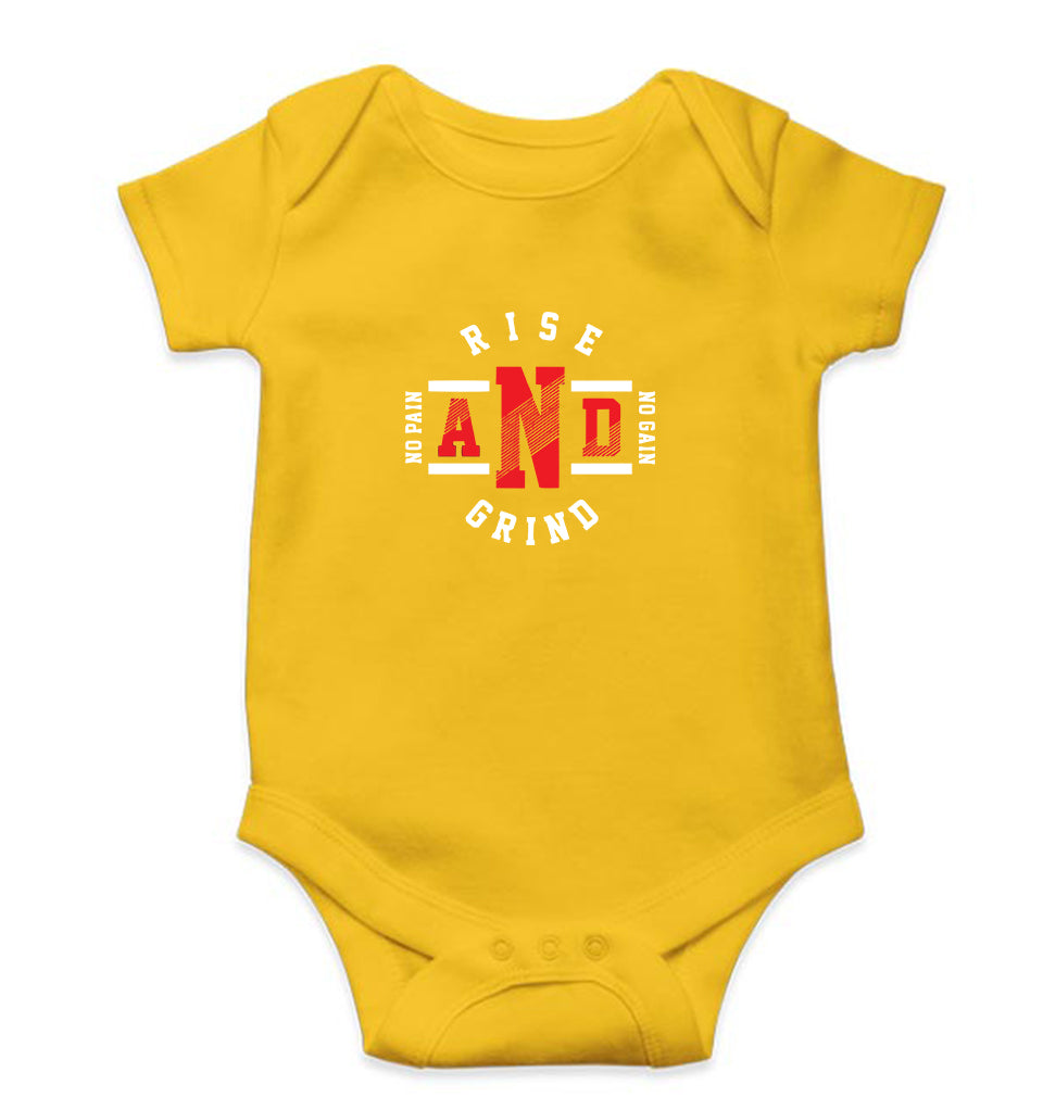 Rise & Grind Gym Kids Romper For Baby Boy/Girl