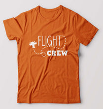 Load image into Gallery viewer, Flight Crew T-Shirt for Men-Orange-Ektarfa.online
