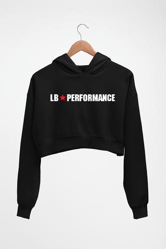 LB Performance Crop HOODIE FOR WOMEN-Black-Ektarfa.online