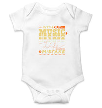 Load image into Gallery viewer, without music life would be a mistake Kids Romper For Baby Boy/Girl-0-5 Months(18 Inches)-White-Ektarfa.online
