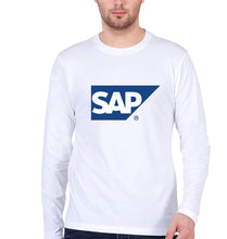 Load image into Gallery viewer, SAP Full Sleeves T-Shirt for Men-White-Ektarfa.online

