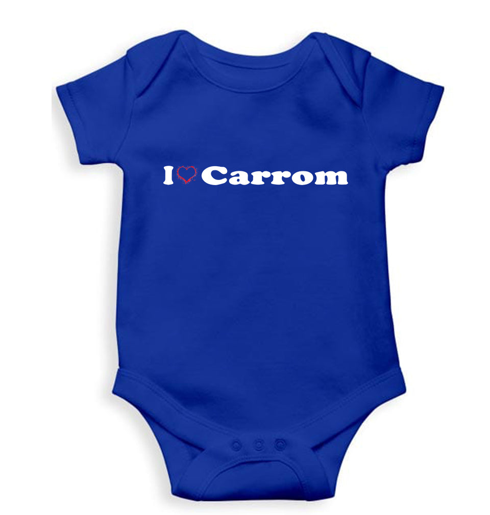 Love Carrom Kids Romper For Baby Boy/Girl-Royal Blue-Ektarfa.online