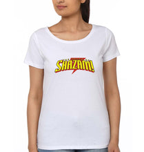 Load image into Gallery viewer, The Power of Shazam! T-Shirt for Women-White-Ektarfa.online
