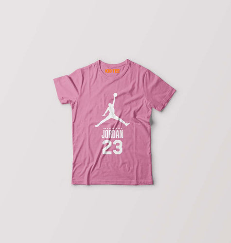 Michael Jordan Kids T-Shirt for Boy/Girl-Pink-Ektarfa.online
