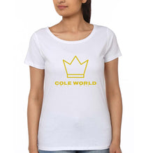 Load image into Gallery viewer, J. Cole World T-Shirt for Women-White-Ektarfa.online

