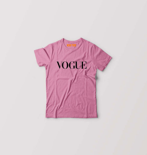 Vogue Kids T-Shirt for Boy/Girl-Pink-Ektarfa.online