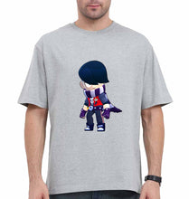 Load image into Gallery viewer, Edgar Brawl Starts Oversized T-Shirt for Men-Grey-Ektarfa.online
