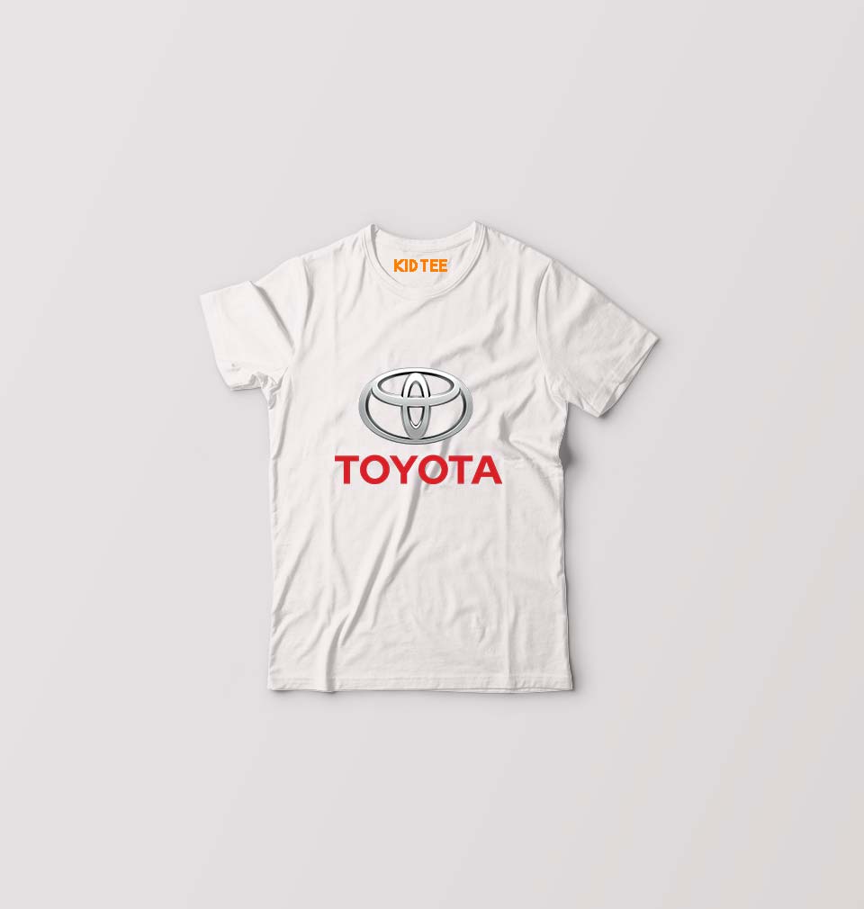 Toyota Kids T-Shirt for Boy/Girl-White-Ektarfa.online