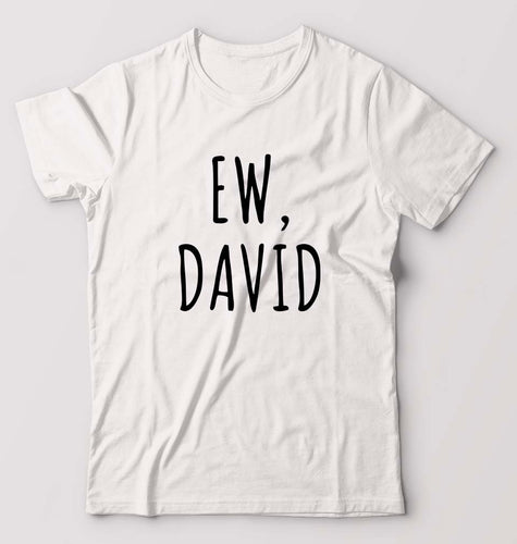 Schitts Creek EW David T-Shirt for Men-White-Ektarfa.online
