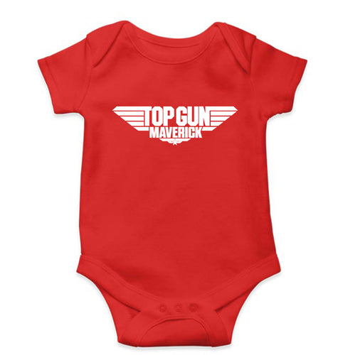 Top Gun Kids Romper For Baby Boy/Girl-Red-Ektarfa.online