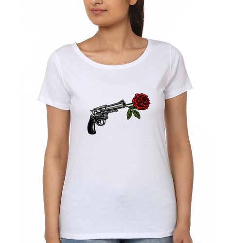 Guns N' Roses T-Shirt for Women-White-Ektarfa.online