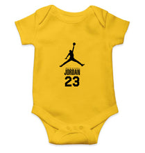 Load image into Gallery viewer, Michael Jordan Kids Romper For Baby Boy/Girl-0-5 Months(18 Inches)-Yellow-Ektarfa.online
