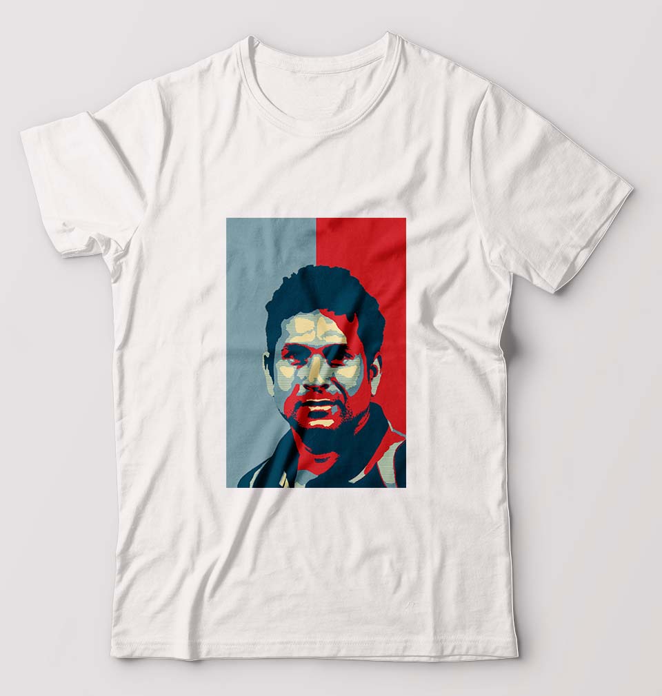 Sachin Tendulkar T-Shirt for Men-White-Ektarfa.online