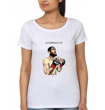 Load image into Gallery viewer, Khabib Nurmagomedov T-Shirt for Women-White-Ektarfa.online
