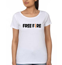 Load image into Gallery viewer, Free Fire T-Shirt for Women-White-Ektarfa.online
