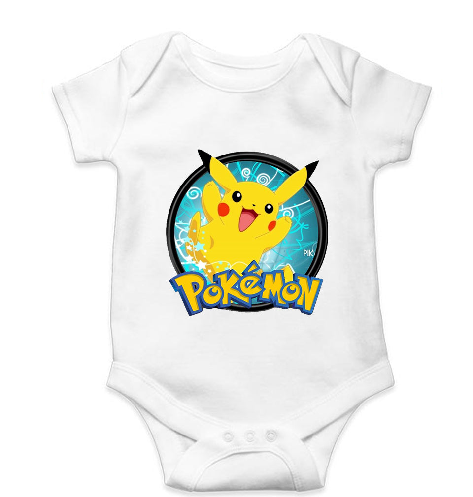 Pokémon Kids Romper For Baby Boy/Girl-White-Ektarfa.online