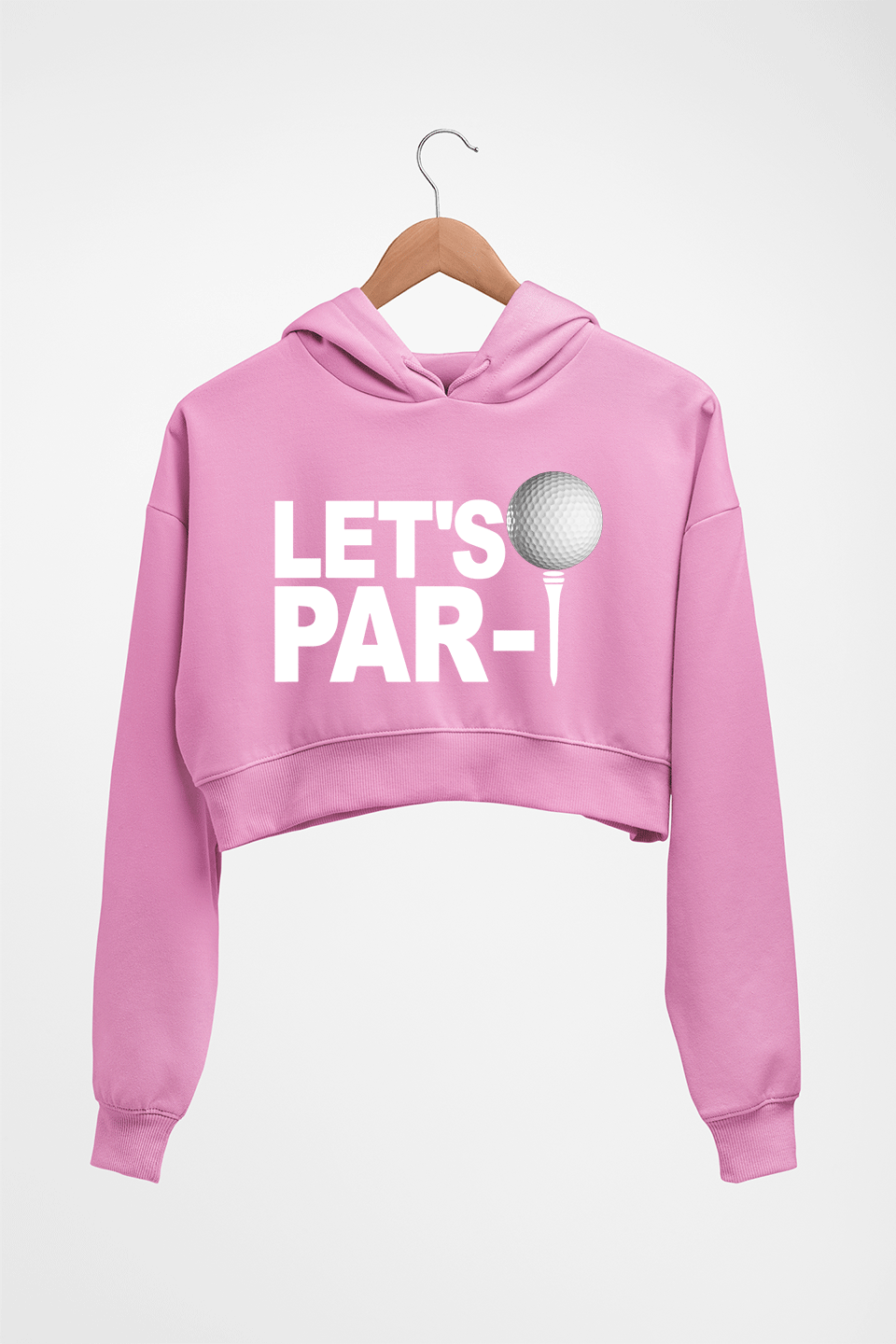 Golf Crop HOODIE FOR WOMEN-Light Baby Pink-Ektarfa.online