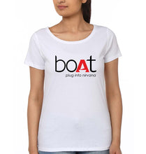 Load image into Gallery viewer, Boat T-Shirt for Women-White-Ektarfa.online
