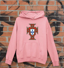 Load image into Gallery viewer, Portugal Football Unisex Hoodie for Men/Women-S(40 Inches)-Light Pink-Ektarfa.online
