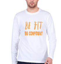 Load image into Gallery viewer, Gym Fit Full Sleeves T-Shirt for Men-White-Ektarfa.online
