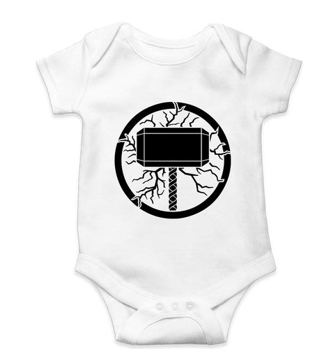 Thor Superhero Kids Romper For Baby Boy/Girl-White-Ektarfa.online