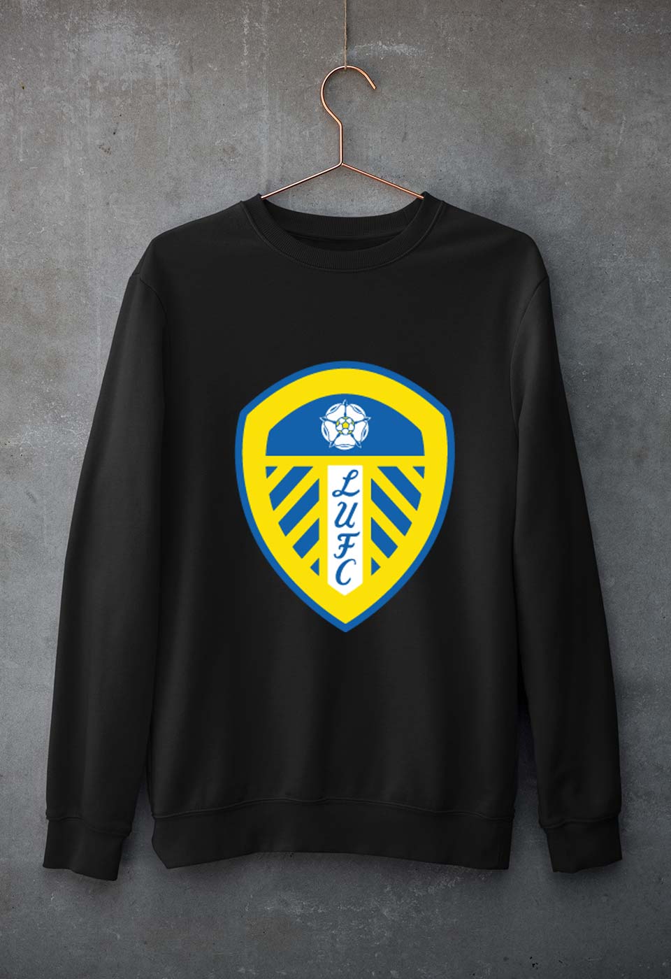 LEEDS-UNITED Unisex Sweatshirt for Men/Women-Black-Ektarfa.online