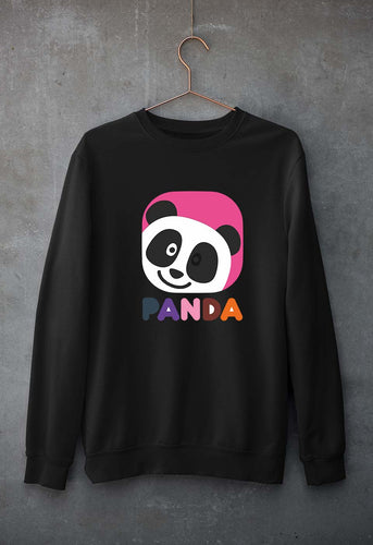 Panda Unisex Sweatshirt for Men/Women-Black-Ektarfa.online