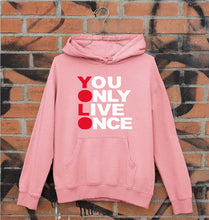Load image into Gallery viewer, You Live Only Once(YOLO) Unisex Hoodie for Men/Women-Light Pink-Ektarfa.online
