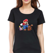 Load image into Gallery viewer, Mario T-Shirt for Women-Black-Ektarfa.online
