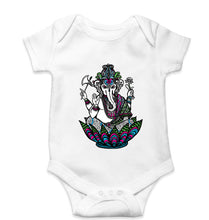 Load image into Gallery viewer, Psychedelic Ganesha Kids Romper For Baby Boy/Girl-White-Ektarfa.online
