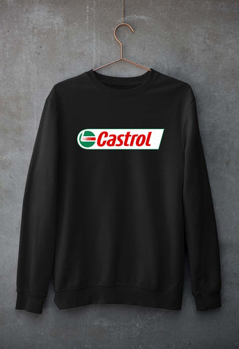 Castrol Unisex Sweatshirt for Men/Women-Black-Ektarfa.online