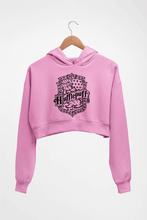 Load image into Gallery viewer, Hufflepuff Harry Potter Crop HOODIE FOR WOMEN-Light Baby Pink-Ektarfa.online
