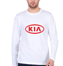 Load image into Gallery viewer, Kia Full Sleeves T-Shirt for Men-White-Ektarfa.online

