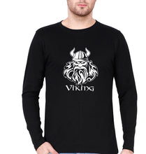 Load image into Gallery viewer, Viking Full Sleeves T-Shirt for Men-Black-Ektarfa.online
