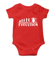 Load image into Gallery viewer, Drummer Evolution Kids Romper For Baby Boy/Girl-0-5 Months(18 Inches)-Red-Ektarfa.online
