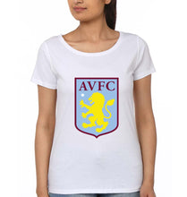 Load image into Gallery viewer, Aston Villa T-Shirt for Women-White-Ektarfa.online
