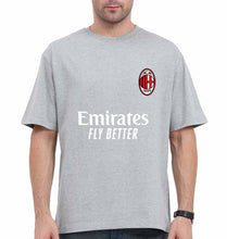 Load image into Gallery viewer, A.C. Milan 2021-22 Oversized T-Shirt for Men-Grey-Ektarfa.online
