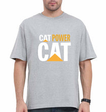Load image into Gallery viewer, Cat Power Oversized T-Shirt for Men-Grey-Ektarfa.online
