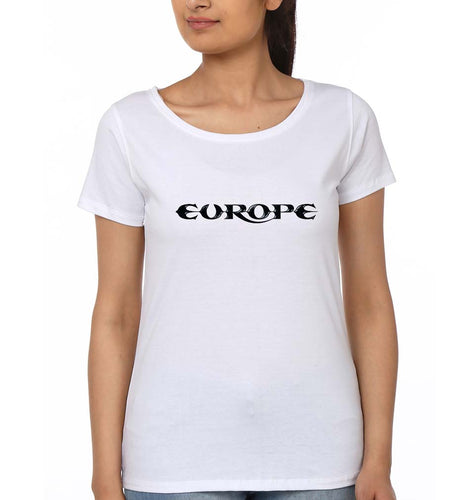 Europe T-Shirt for Women-White-Ektarfa.online