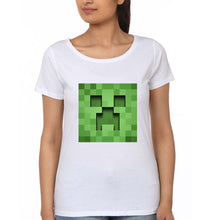 Load image into Gallery viewer, Minecraft T-Shirt for Women-White-Ektarfa.online
