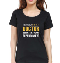Load image into Gallery viewer, Doctor T-Shirt for Women-Black-Ektarfa.online
