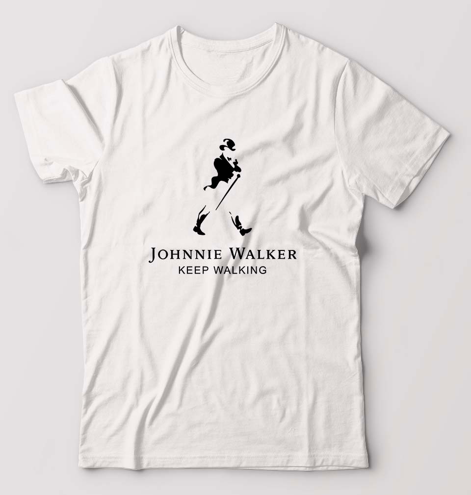 Johnnie Walker T-Shirt for Men-White-Ektarfa.online
